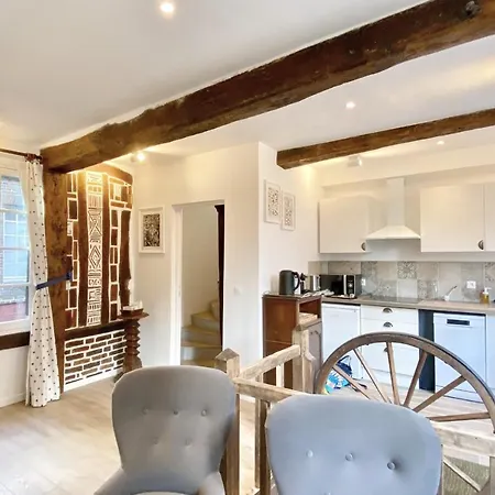 Villa La Terrasse Notre Dame - Casa di carattere - 4P - Centre Honfleur Esterno foto
