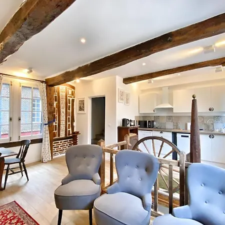 Villa La Terrasse Notre Dame - Casa di carattere - 4P - Centre Honfleur Esterno foto
